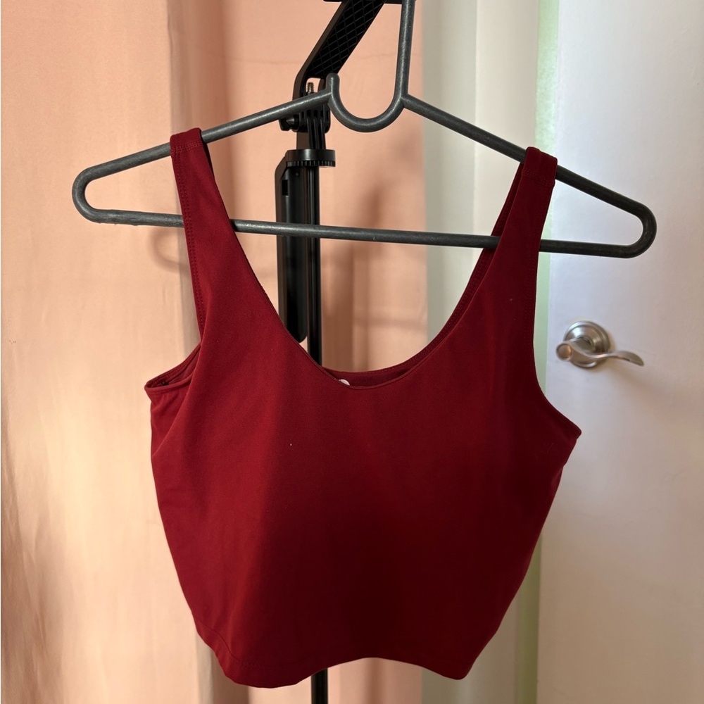 90 Degrees Women’s Red Workout Top